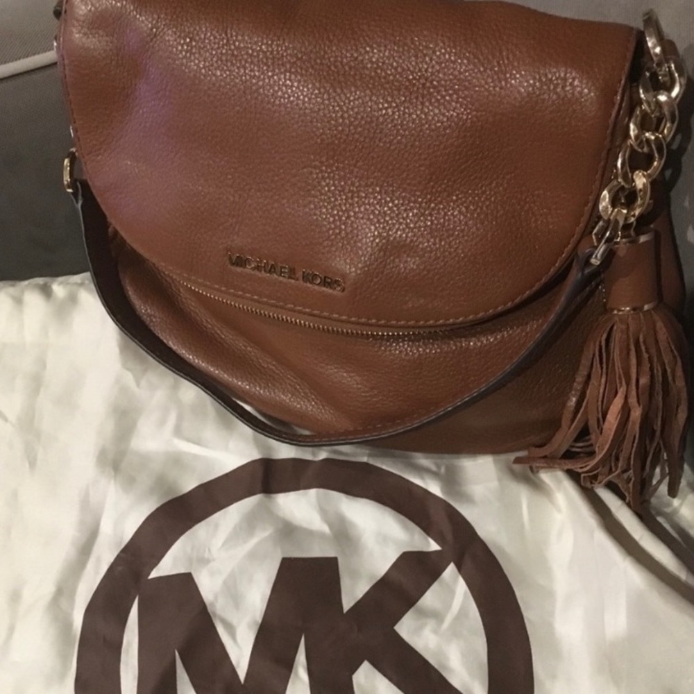 Michael Kors original brown leather bag